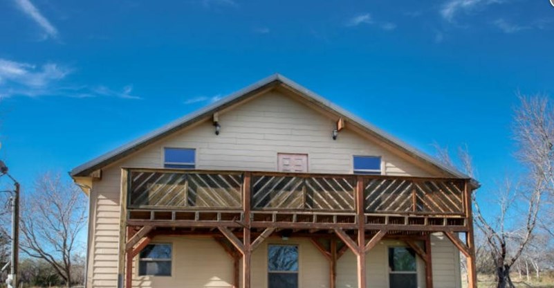 Old house in George west, Texas