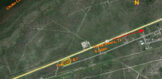 1 acre lot 1 and 2 aerial